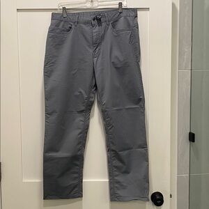 Mountain Hardwear Pants Mens 34x31 Gray Cotton Hiking Outdoor Casual Slim Pant